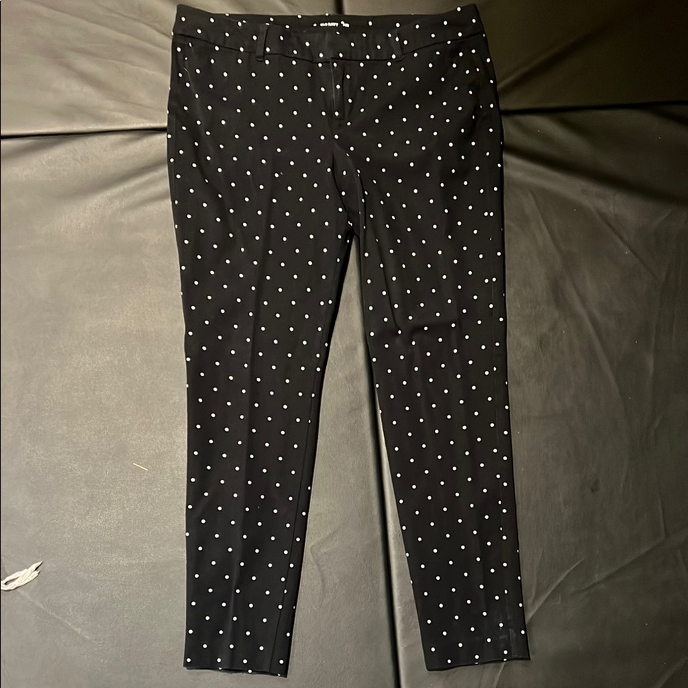 Black Polka Dot Pants